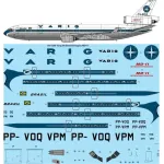 26Decals 144-1260 1/144 Varig McDonnell Douglas MD-11 laser decal