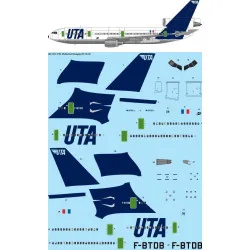26Decals 144-1272 1/144 UTA McDonnell Douglas DC-10-30 laser decal - for Revell kit
