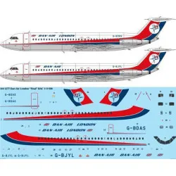 26Decals 144-1277 1/144 Dan-Air London BAC 1-11-500 version 3 (for Mark 1 Models kit)