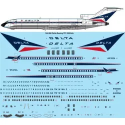 26Decals 144-1284 1/144 Delta Boeing 727-232 laser decal - for CRM kit
