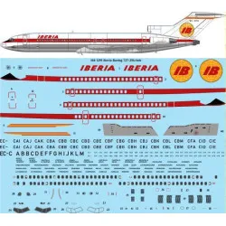 26Decals 144-1291 1/144 Iberia Boeing 727-256/Adv laser decal - for CRM kit