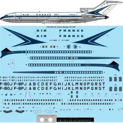 26Decals 144-1292 1/144 Air France Boeing 727-228 laser decal - for CRM kit