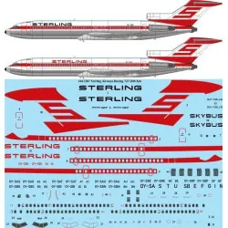 26Decals 144-1307 1/144 Sterling Airways Boeing 727-200/Adv laser decal for CRM kit