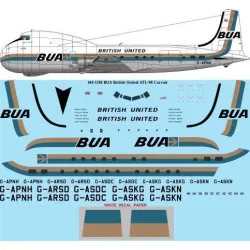 26Decals 144-1318 1/144 BUA British United ATL-98 Carvair laser decal - for Roden kit