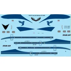 26Decals 144-21 1/144 Air Boeing 727-286 Adv Laser decal