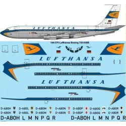 26Decals 144-370 1/144 Lufthansa Boeing 720B laser decal