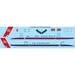 26Decals 144-405 1/144 RAF BAe 146-100 CC2 Statesman laser decal