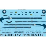 26Decals 144-461 1/144 Varig Brasil 707-320C laser decal