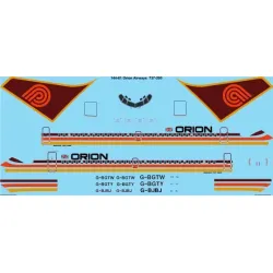 26decals 144-61 1/144 Orion Airways Boeing 737-200 Laser Decal