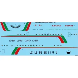 26Decals 144-637 1/144 Balkan Bulgarian Airlines final Ilyushin IL-18 laser decal