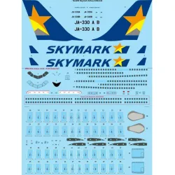 26Decals 144-650 1/144 Skymark Airbus A330-343 laser decal with screen print details - Revell