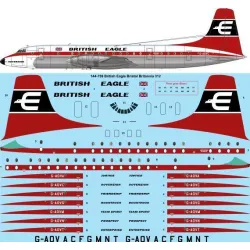 26Decals 144-759 1/144 British Eagle Britannia 312 Laser decal