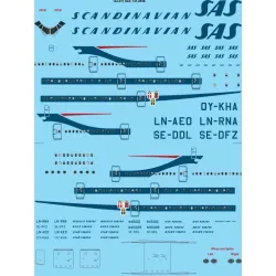 26Decals 144-911 1/144 SAS Scandinavian 747-283B laser decal