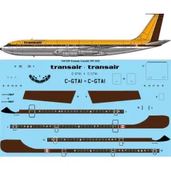 26Decals 144-930 1/144 Transair Canada 707-351C laser decal