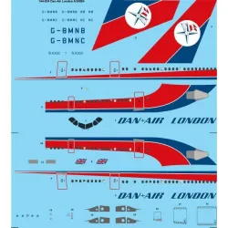 26Decals 144-934 1/144 Dan-Air London Airbus A300B4 laser decal