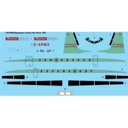 26Decals 144-980 1/144 Skyways Coach Air Avro 748 laser decal - for Mark 1 kity