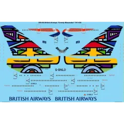 26Decals 200-06 1/200 British Airways Emmly Masanabo Boeing 747-436 laser decal