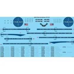 26Decals 200-19 1/200 Pan Am Delivery Boeing 747-121 Laser decal - 1/200 scale