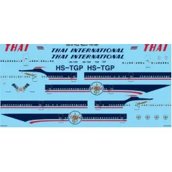 26Decals 200-41 1/200 Thai Airways Retro Boeing 747-4D7 laser decal - 1/200 Scale