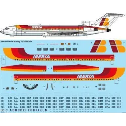 26Decals 200-99 1/200 Iberia Boeing 727-256Adv laser decal