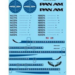 26Decals 72-162 1/72 Pan Am (late) 707-321B Laser decal