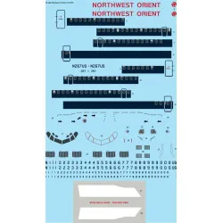 26Decals 72-244 1/72 Northwest Orient Boeing 727-251/Adv Laser decal - for Mach 2 Kit 1/72