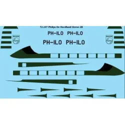 26Decals 72-247 1/72 Philips De Havilland Heron 2B laser decal - for Airfix kit