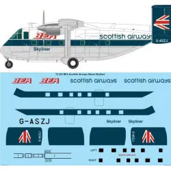 26Decals 72-252 1/72 BEA Shorts Skyvan Skyliner Laser decal