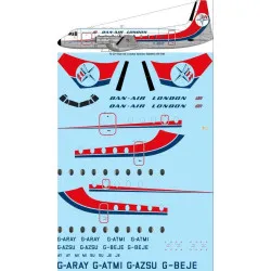 26Decals 72-271 1/72 Dan-Air London Hawker Siddeley HS-748 laser decal - for Mach 2 kit