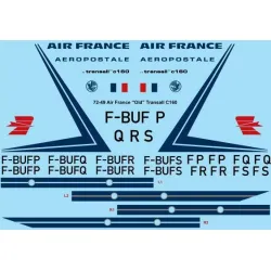 26Decals 72-49 1/72 Air France delivery C-160 Transall laser decal