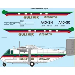 26Decals 72-96 1/72 Gulf Air Shorts Skyvan Laser decal
