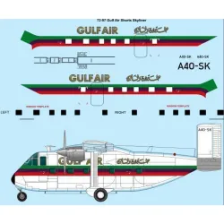 26Decals 72-97 1/72 Gulf Air Shorts Skyvan Skyliner laser decal