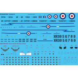 26Decals STS44230 1/144 RAF Comet C4 screen printed decal