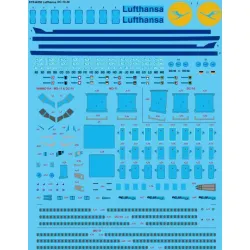 26Decals STS44250 1/144 Lufthansa DC-10-30 screen printed decal