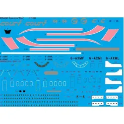 26Decals STS44301 1/144 Court Line Pink 1-11-500 screen printed decal