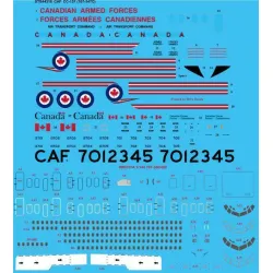26Decals STS44318 1/144 Canadian Armed Forces Boeing CC-137 (707-347C) Screen printed decal