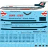 26Decals STS44319 1/144 BEA Speedjack Hawker Siddeley Trident 3B screen printed decal