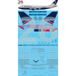 26Decals STS44329 1/144 British Airways 747-436 Screen printed decal