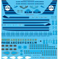 26Decals STS44379 1/144 KLM Delivery DC-8-63 Screen Printed Decal
