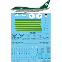 26Decals STS44386 1/144 Government 747SP-70 Screen printed decal - for Eastern Express kit