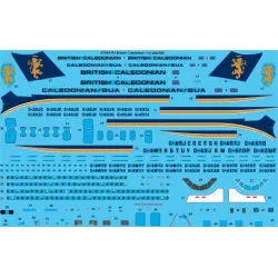 26Decals STS44393 1/144 British Caledonian / Caledonian BUA 1-11-200,500 screen printed decal