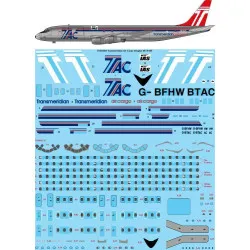 26Decals STS44415 1/144 Transmeridian Air Cargo Douglas DC-8-54F Screen printed decal