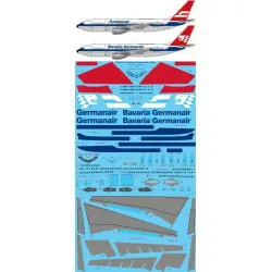 26Decals STS44418 1/144 Germanair / Bavaria Germanair Airbus A300B4 Screen printed decal
