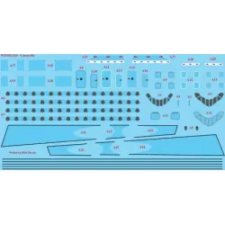 26Decals WINSE210 1/144 Caravelle Detail sheet - Screen printed