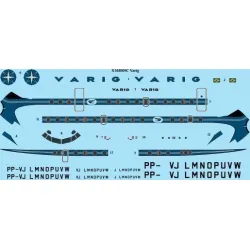 26Decals X144005C 1/144 Varig Laser Decal for X-Scale Models kit - X144005
