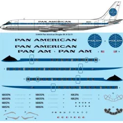 26Decals X14436 1/144 Pan American Douglas DC-8-31/32 Laser decal - for X-Scale kit