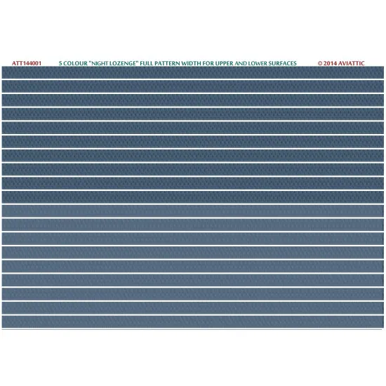Aviattic ATT144001 1/144 5 colour night lozenge full pattern width for upper and lower surfaces