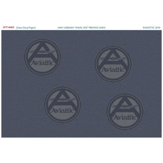 Aviattic ATT144003 1/144 WW1 German Naval Hex Printed Linen