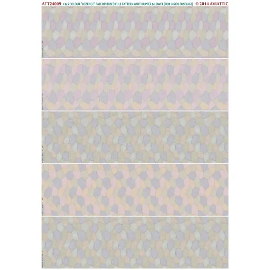 Aviattic ATT24009 1/24 4 & 5 colour lozenge pale reversed upper lower inside