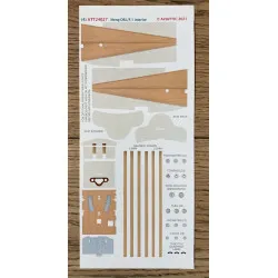 Aviattic ATT24027 1/24 Fokker F.I/DR.I interior linen/plywood/seat/baffle decal